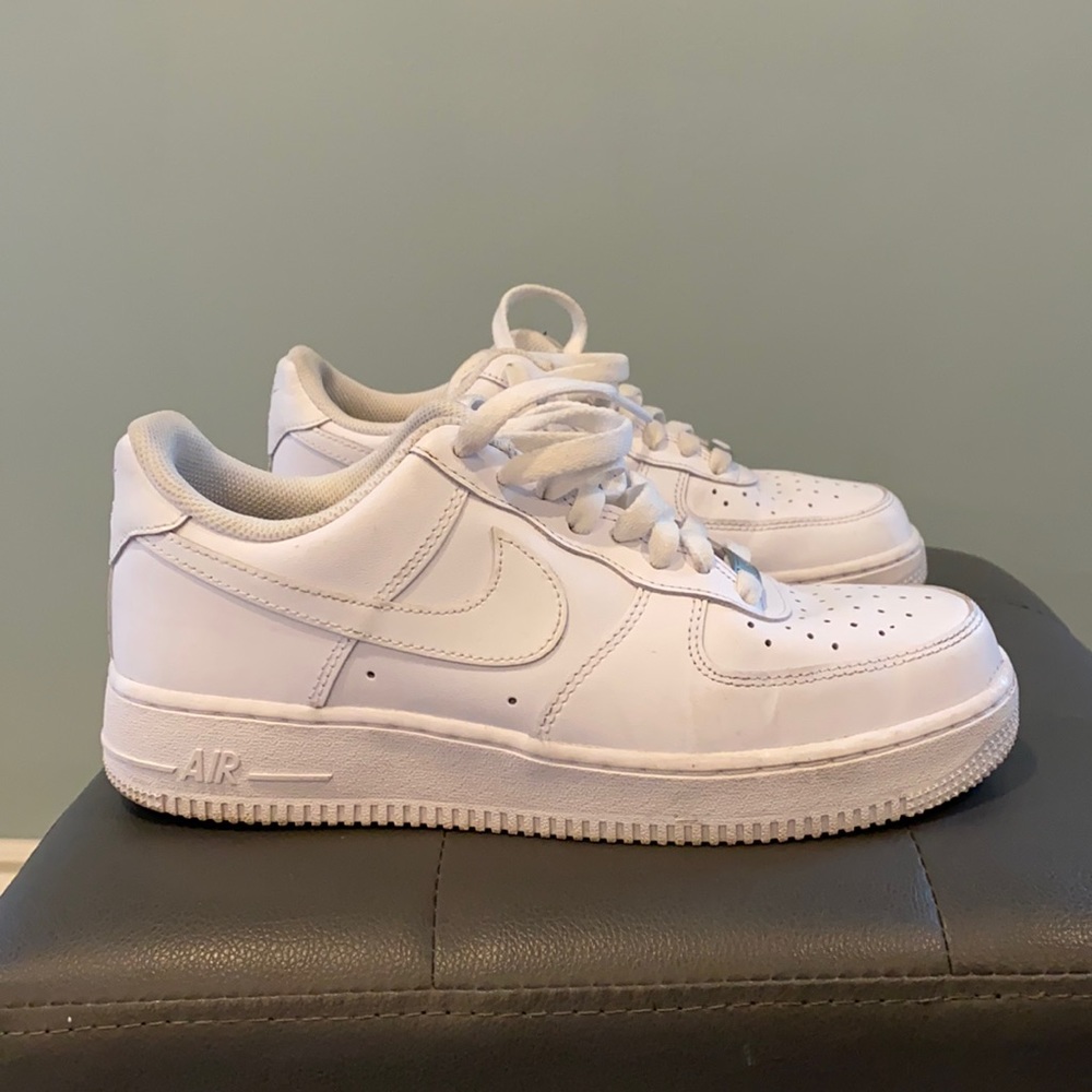 White Nike Air Force 1, Mens Size 8
